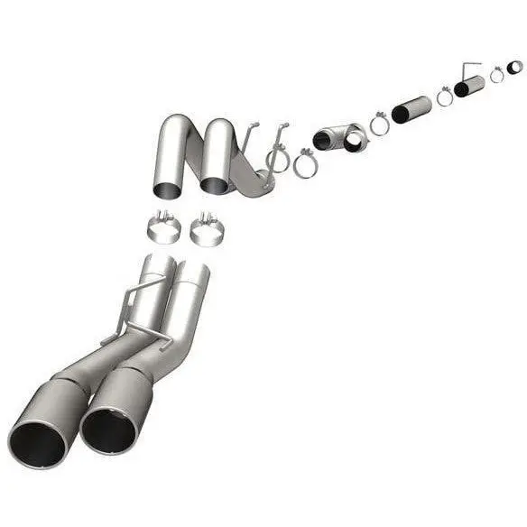 Cat Back Exhaust System (Single To Dual Rear Exit) 1