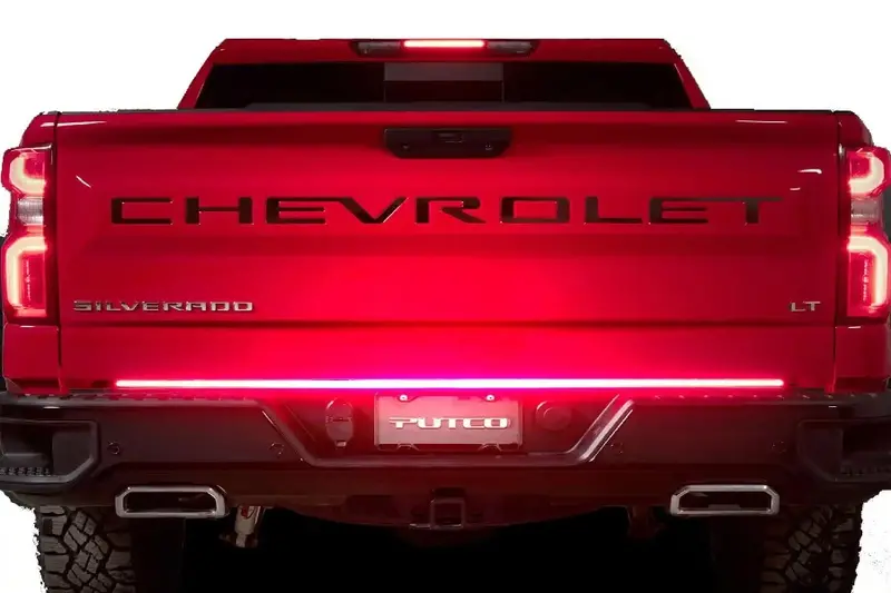 Cheverolet Silverado, Sierra Putco Blade 60In Red Led Light Bar With Direct Plug N Play 1