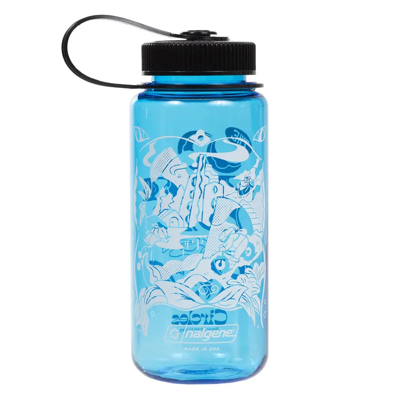 Circles Original Nalgene Bottle 16Oz Wide Mouth 1