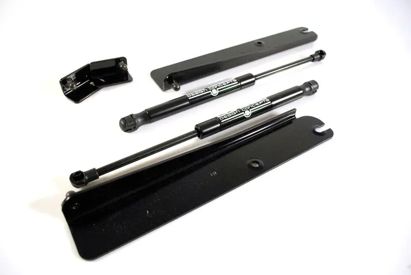 Classic Design Concepts Mustang Hood Strut Kit - Black (1999-2004) 1