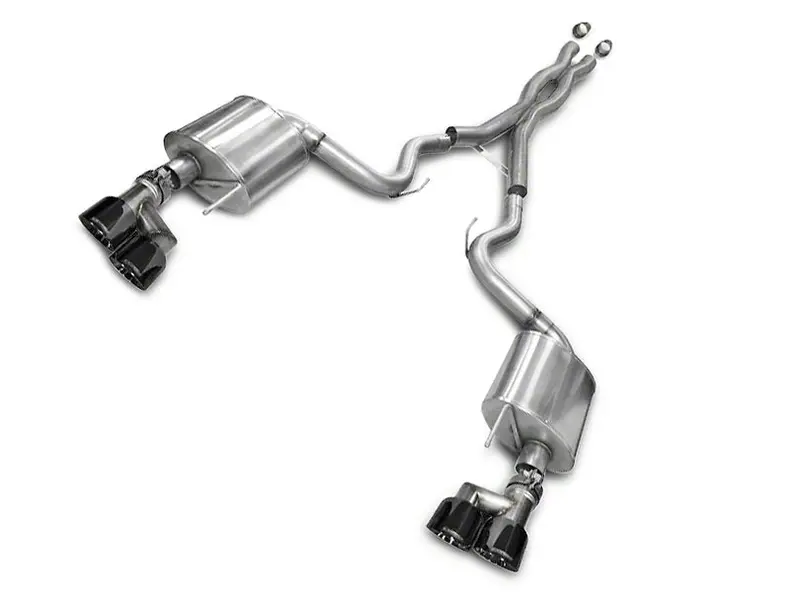 Corsa Sport 3 In. Cat-Back Exhaust - Black Quad Tips 1