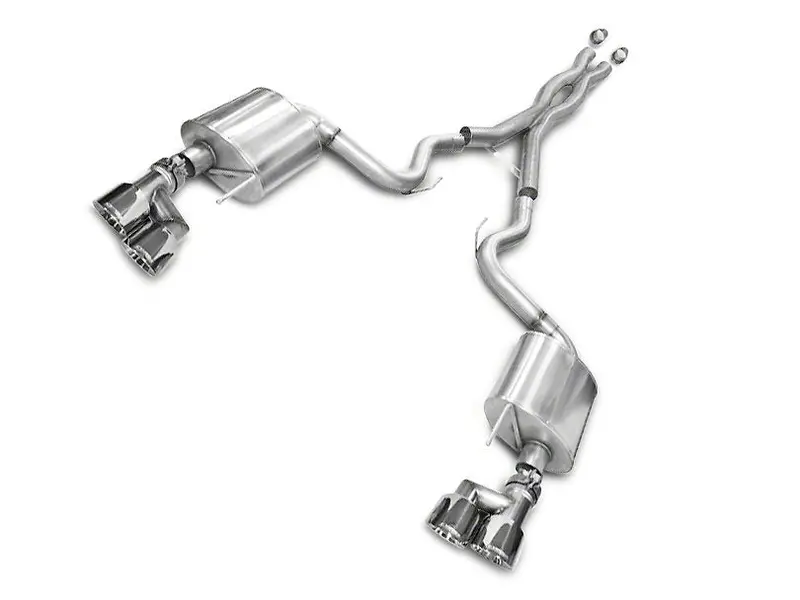Corsa Sport 3 In. Cat-Back Exhaust - Polished Quad Tips 1