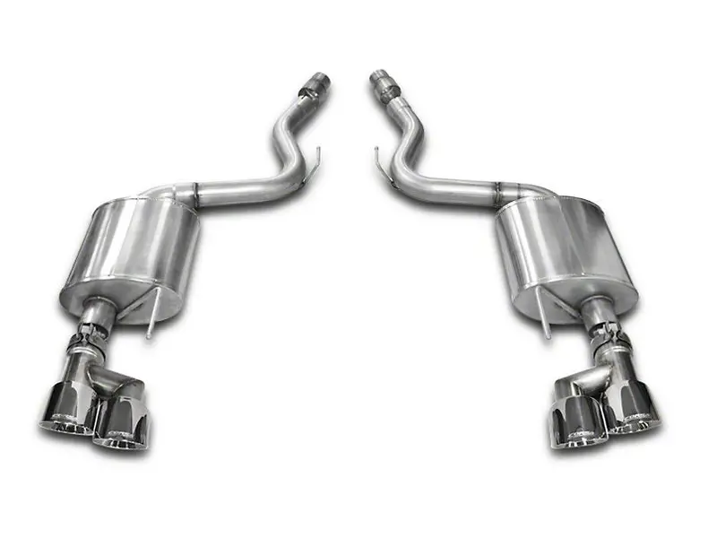 Corsa Touring 3 In. Axle-Back Exhaust - Polished Quad Tips 1