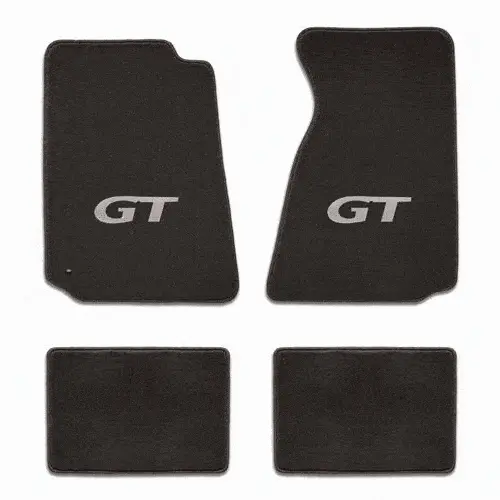 Dark Charcoal Floor Mats (With Gt Logo) 1