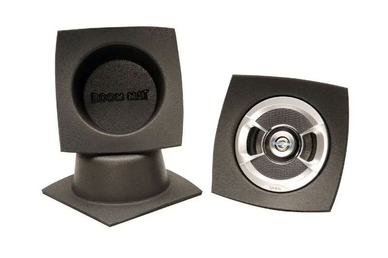 Design Engineering  Speaker Baffles - Pair - 4In Slim Round 1