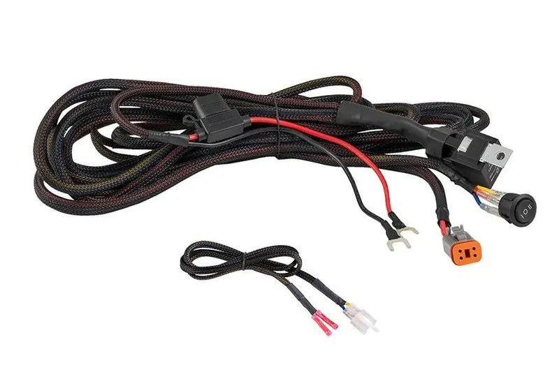 Diode Dynamics Heavy Duty Single Output 4 Pin Wiring Harness 1
