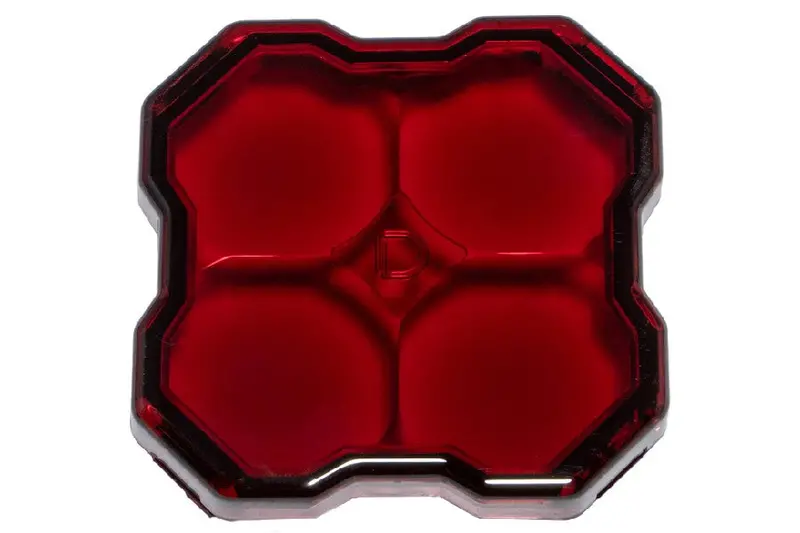 Diode Dynamics Red Clear Lens For Stage Series Rock Lights 1