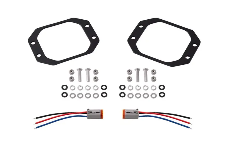 Diode Dynamics Ss3 Backlit Flush Mounting Kit, Pair 1
