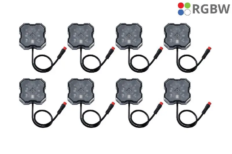 Diode Dynamics Stage Series Rgbw Led Rock Lights, 8-Pack 1