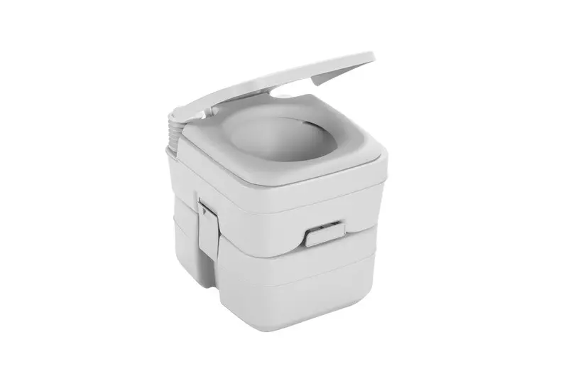 Dometic Portable Sanipottie Toilet W/Mounting Brackets- 5 Gallon - Platinum 1