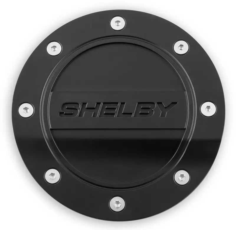 Drake Muscle Cars Shelby All Black Fuel Door 1