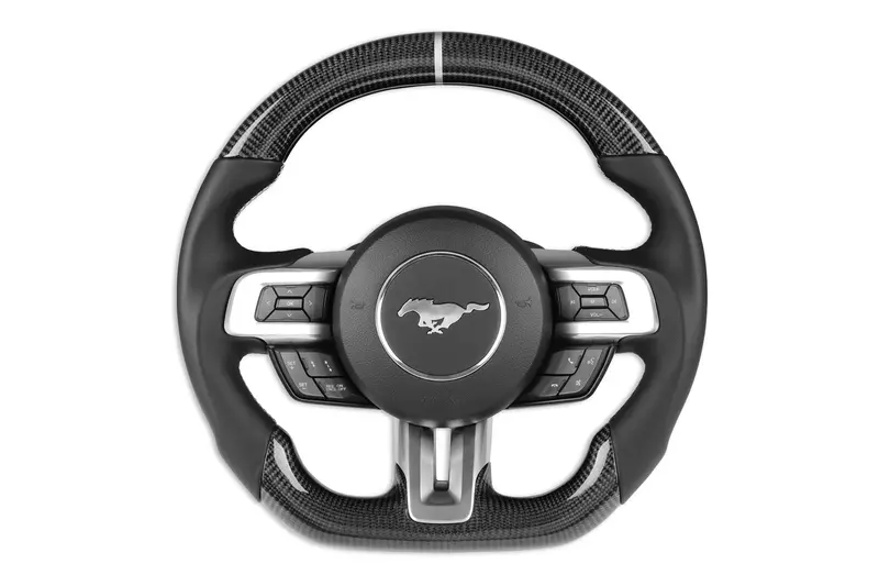 Drake Mustang Carbon Fiber Steering Wheel (2018-2022) 1