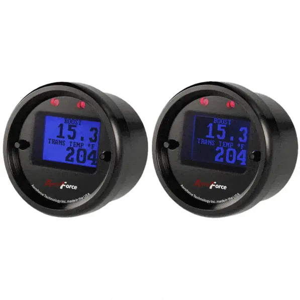 Dual Interceptor Gauge Set (Blue/Black Screen) 1