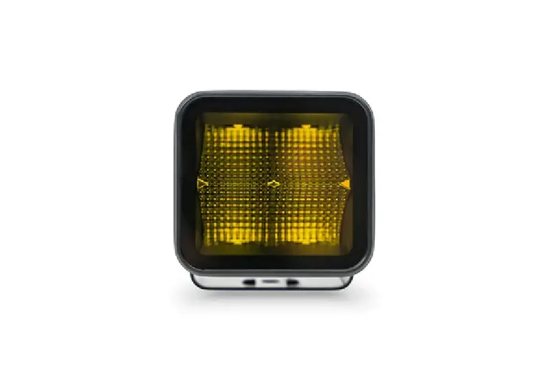 Dv8  3In Elite Cube Series Led Amber Pod Light - Single Pod, No Wiring Harness 1