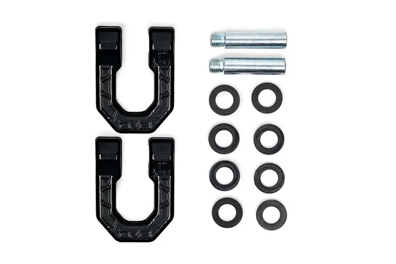 Dv8  Elite Series D-Rings, Black - Pair 1