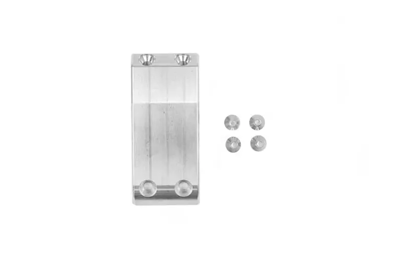 Dv8 Xtract Hitch Skid Replacement Pad - Aluminum 1