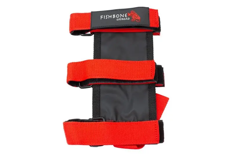 Fishbone Offroad Fire Extinguisher Holder For Padded Roll Bar – Red 1