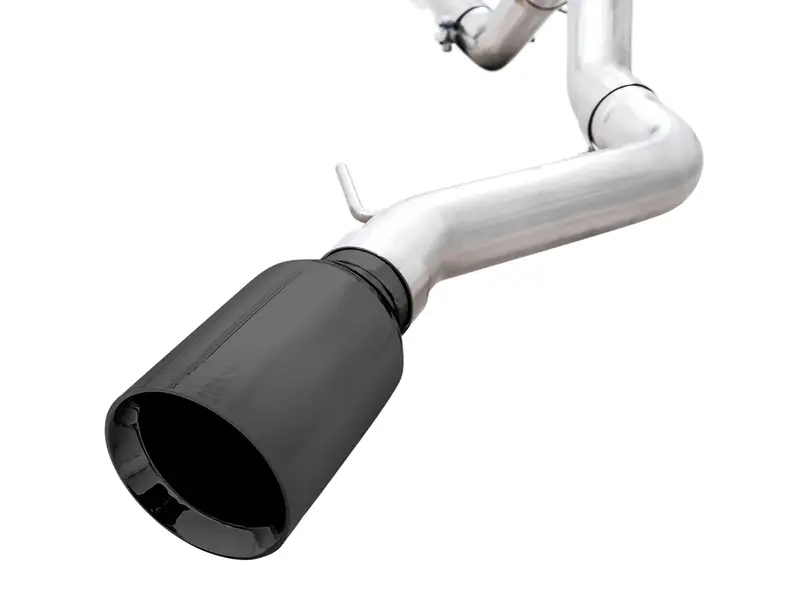 Ford Bronco Awe 0Fg Catback Exhaust W/ Bashguard™ - Single 5In Diamond Black Tips 1