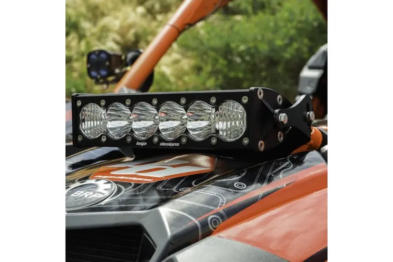 Ford Bronco Baja Designs Can-Am Onx6+ Led 10 Inch Shock Mount Light Bar Kit, Maverick X3, Amber 1