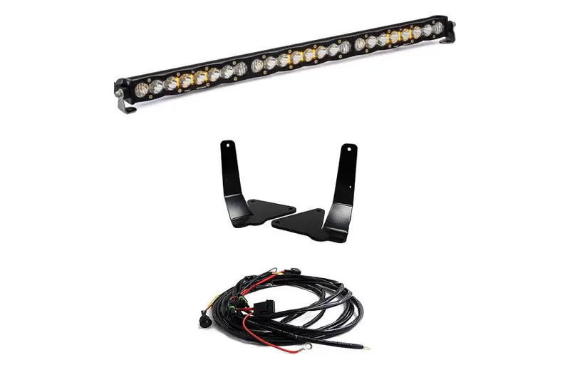 Ford Bronco Baja Designs S8 30 Inch Grille Lower Light Bar Kit - Colorado/Canyon 1