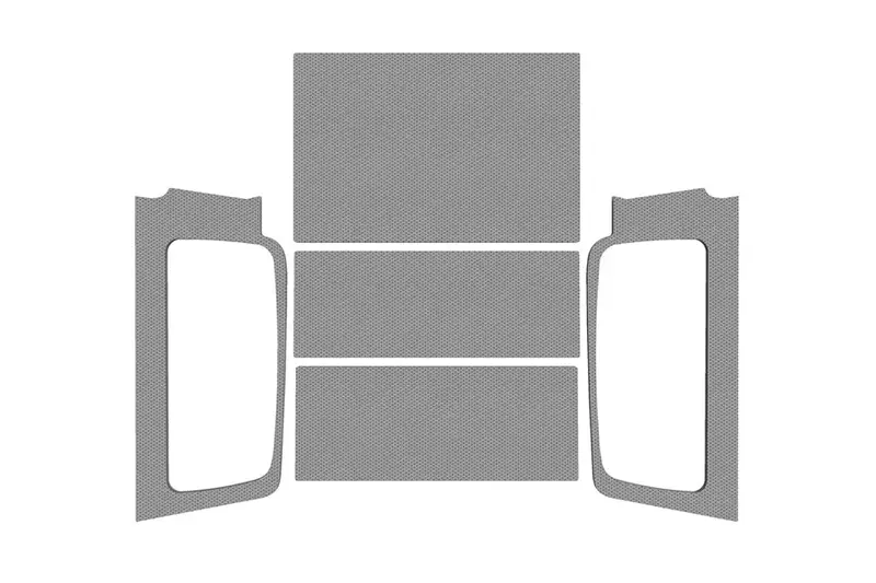 Ford Bronco Dei Sound Deadening Complete Headliner Kit, Gray Leather - Lj 1