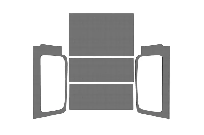 Ford Bronco Dei Sound Deadening Complete Headliner Kit, Gray Original Finish - Lj 1