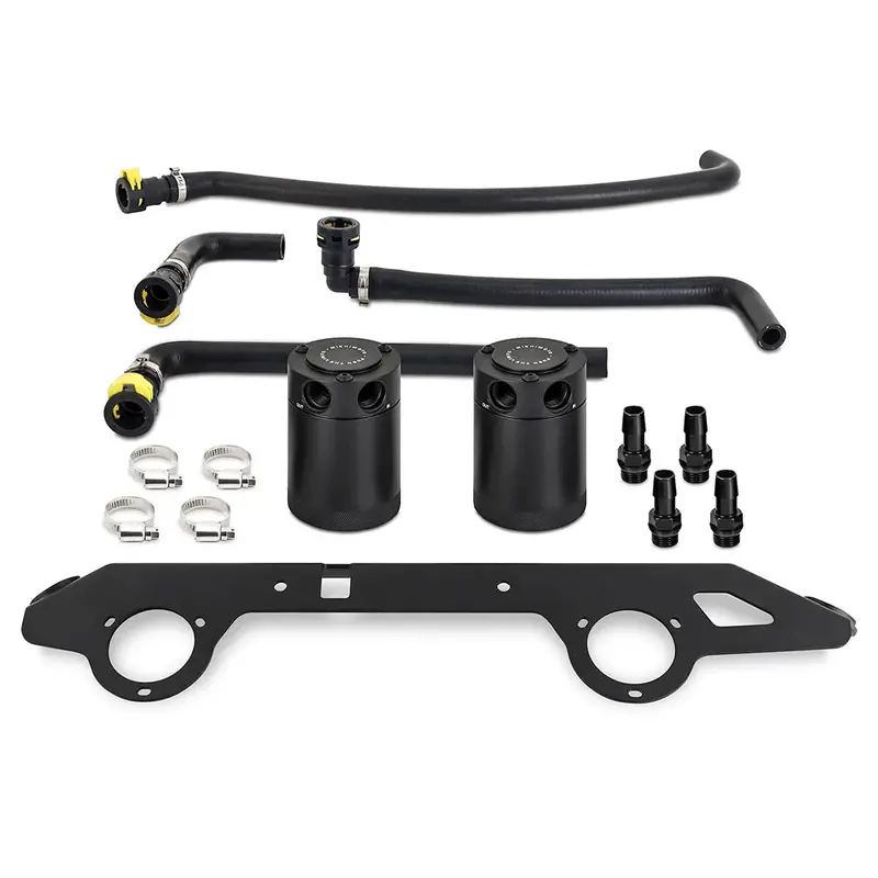 Ford Bronco Mishimoto 2.7L Baffled Oil Catch Can  System 1