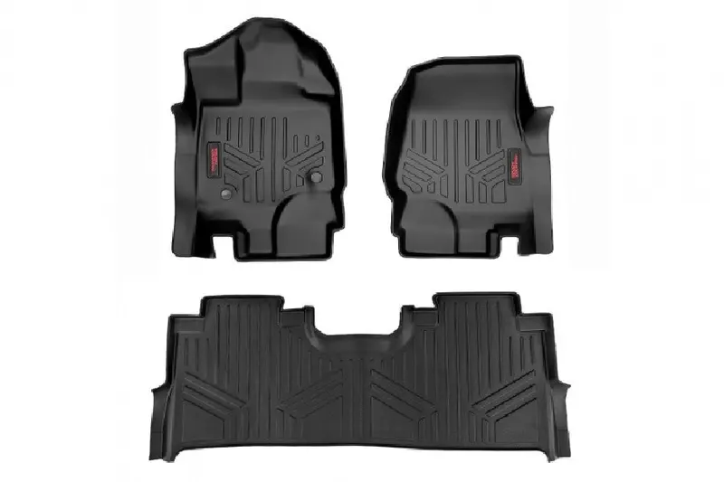 Ford F-150 Rough Country Floor Mats - Front And Rear 1