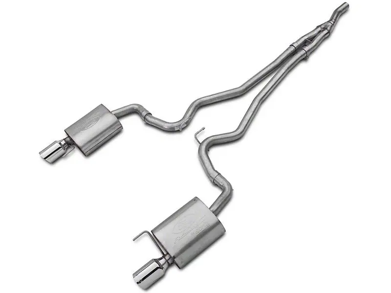 Ford Performance By Borla Touring Cat-Back Exhaust - Chrome Tips 1