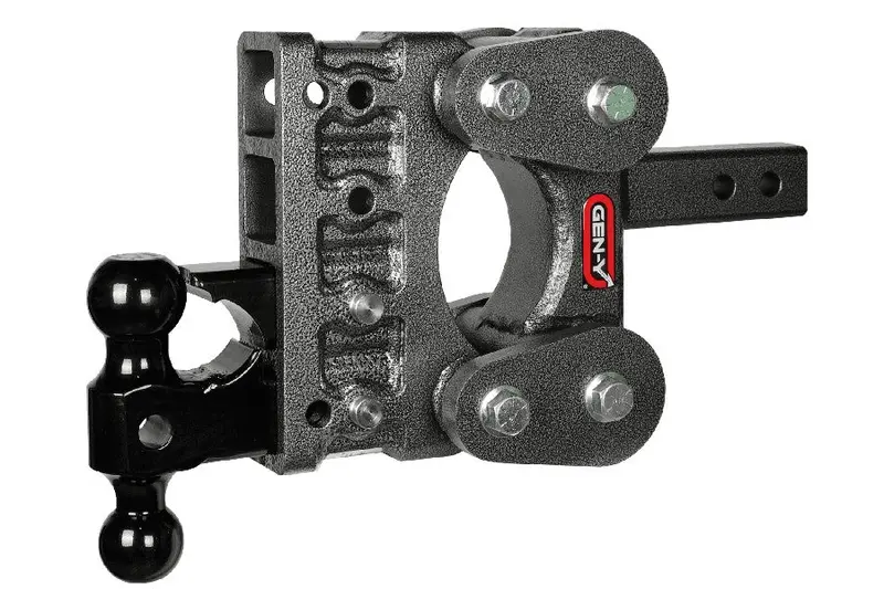 Gen-Y Hitch Boss Torsion-Flex 2In Shank, 5In Drop, 17K Tw 16K Hitch, Gh-051 Versa Ball, Gh-032 Pintle Lock Hitch 1