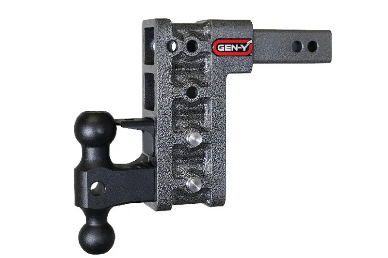 Gen-Y Hitch Mega Duty Drop Hitch W/ Ball Mount And Pintle Lock - 2In Shank, 7.5In Drop 1