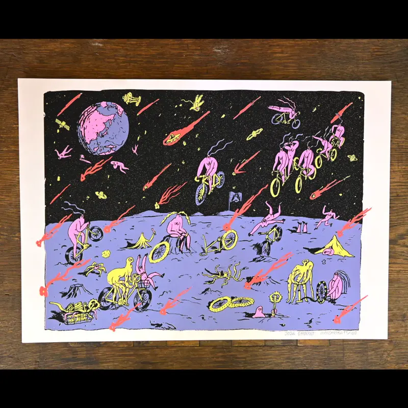 Ghooost X Sw Silkscreen Print - After The Space Touring 1