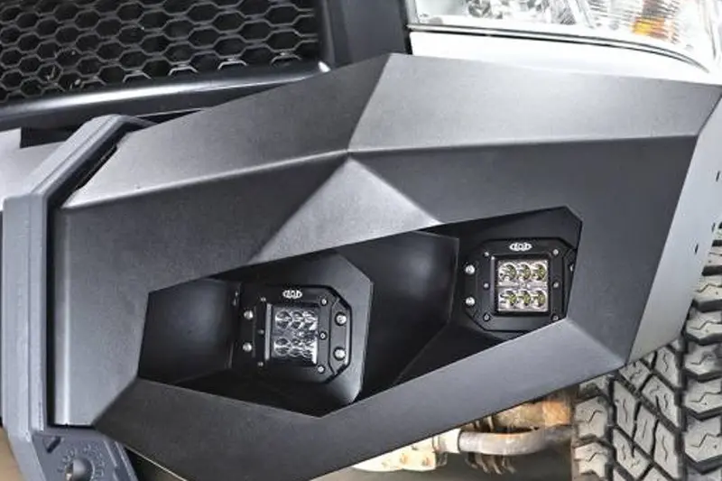 Gmc Sierra 2500Hd/3500 Lod Offroad Offroad Destroyer Truck Universal Flush Mount, Light Bezel Kit, Black Texture, 1