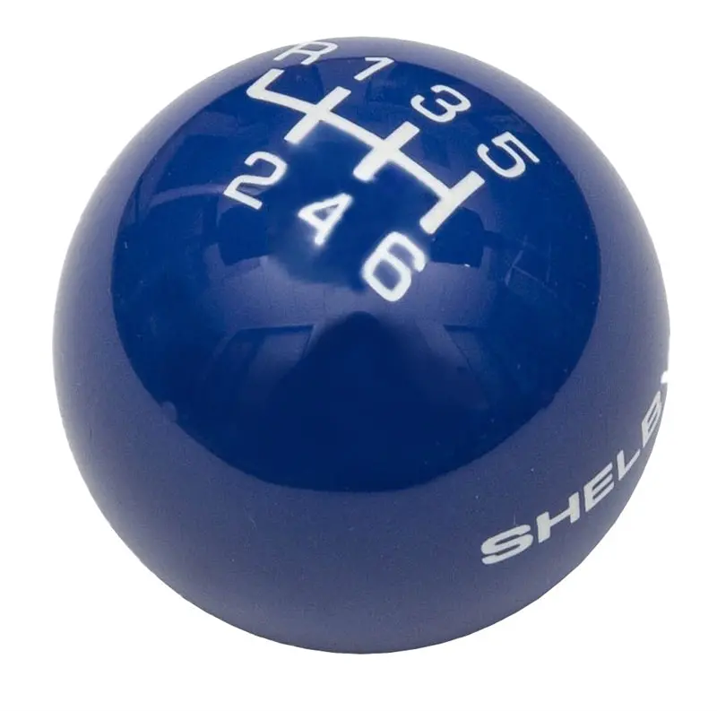 Gt350 Shift Knob - Blue W/ White Lettering 1