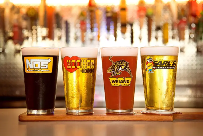 Holley 16Oz. Logo Pub Glass Assortment - 4 Pack (Series 2) 1