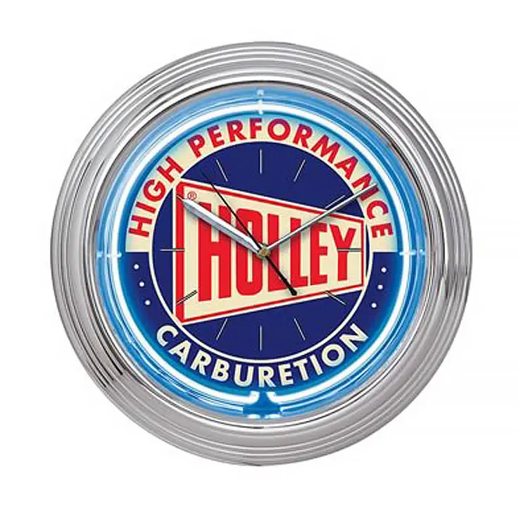 Holley Neon Wall Clock 1