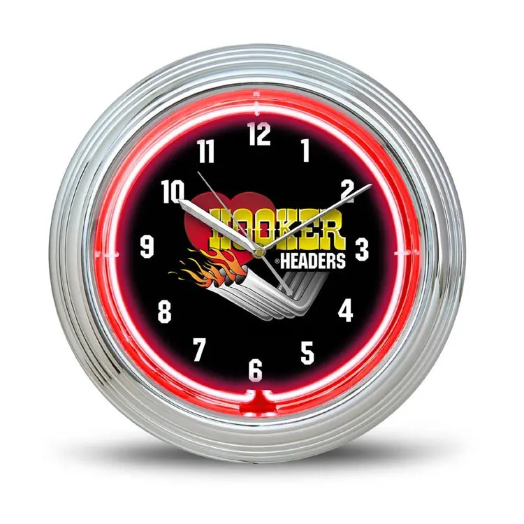 Hooker Headers Neon Wall Clock 1