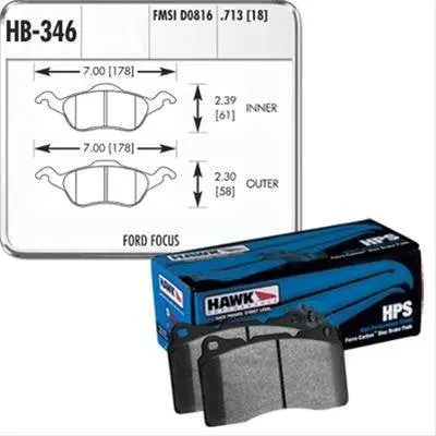 Hps Brake Pads (Front) 1