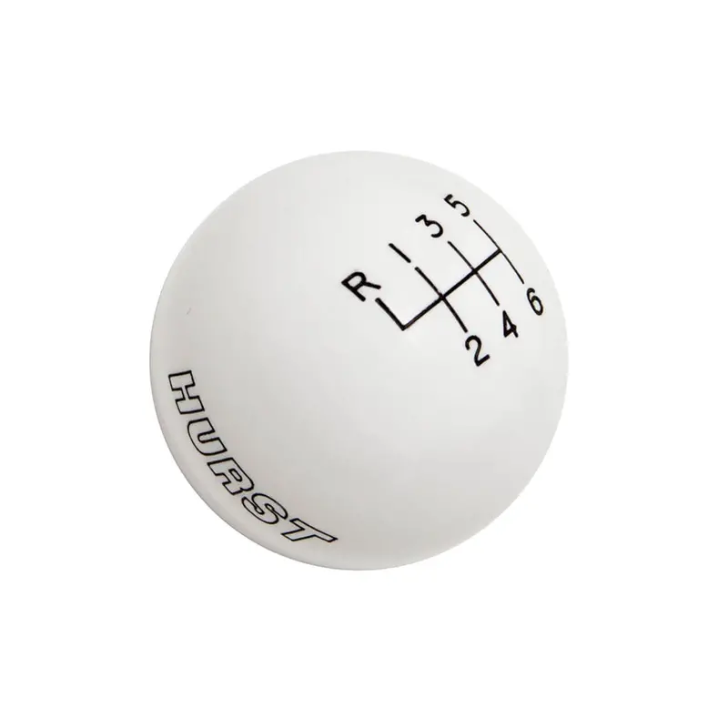 Hurst Shift Knob - White 6-Speed M12x1.25 Threads 2