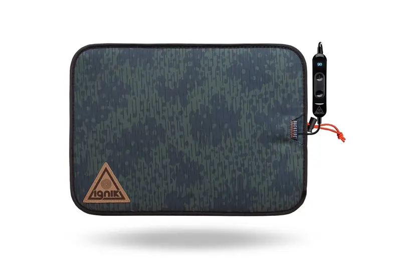 Ignik Outdoors Backside Heated Seat Pad - Arctic Camo 1