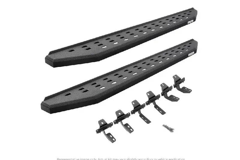 Jeep Gladiator Go Rhino Rb20 Running Boards W/ Mounting Brackets Kit - Bedliner Coating 1