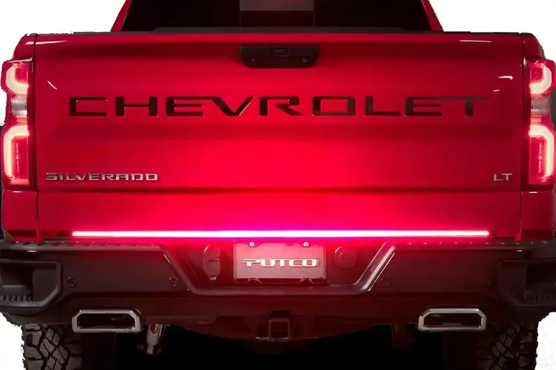 Jeep Gladiator Jt, 2005-23 Toyota Tacoma Putco Blade 48In Red Led Light Bar With Direct Plug N Play 1