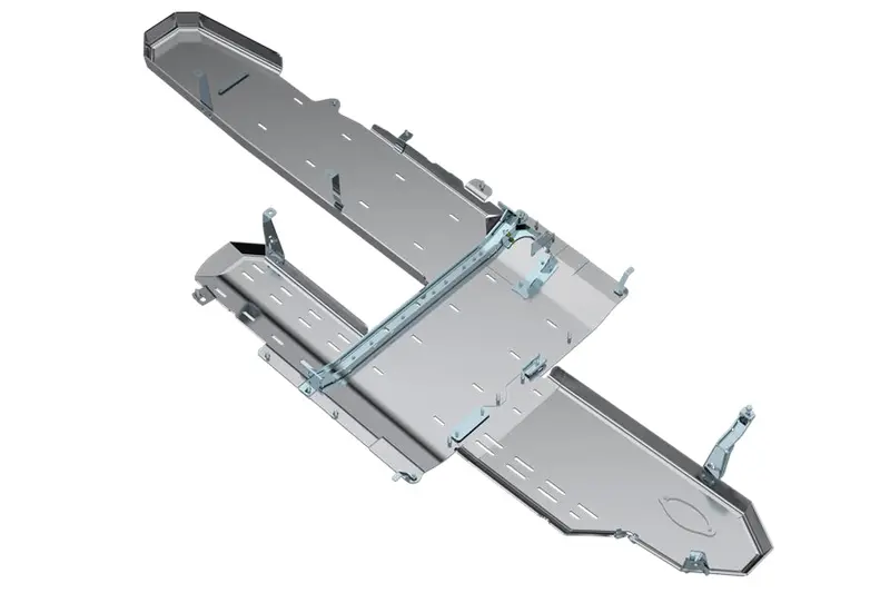 Jeep Gladiator Jt 3.0L Ecodiesel Artec Industries Full Bellypan Skid Plate W/ Oil Door - Aluminum 1
