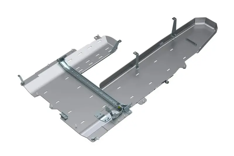 Jeep Gladiator Jt 3.0L Ecodiesel Artec Industries T-Case/Fuel/Dpf Skid Plate - Aluminum 1