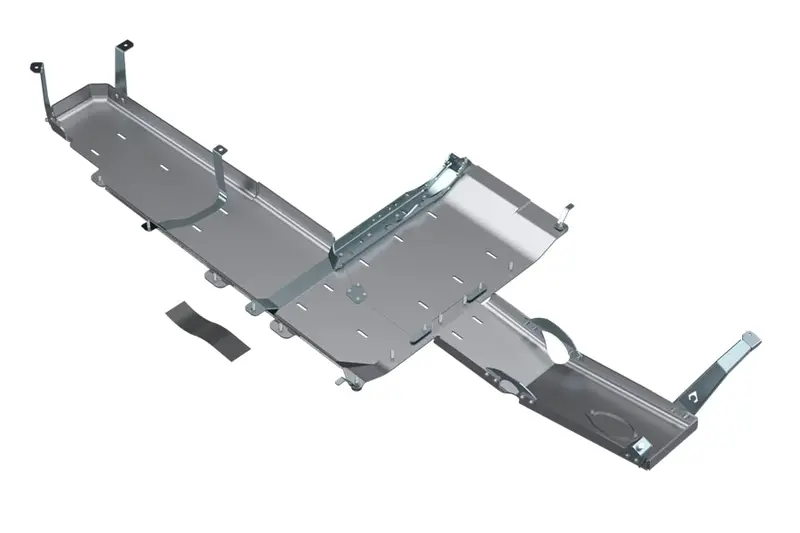 Jeep Gladiator Jt 3.6L Artec Industries Full Bellypan Skid Plate W/ Oil Door - Aluminum 1