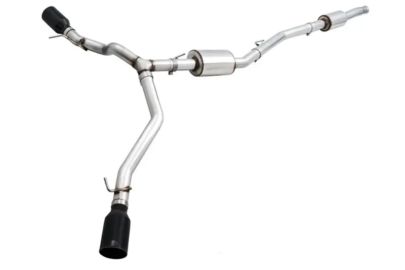 Jeep Gladiator Jt 3.6L Awe Tread Edition Cat-Back Dual Exhaust W/ Diamond Black Tips 1