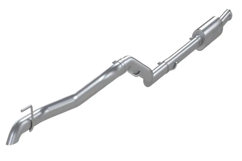 Jeep Gladiator Jt 3.6L Mbrp 2.5In T304 Stainless Steel High Tuck Cat Back Exhaust System - Single Rear Exit 1