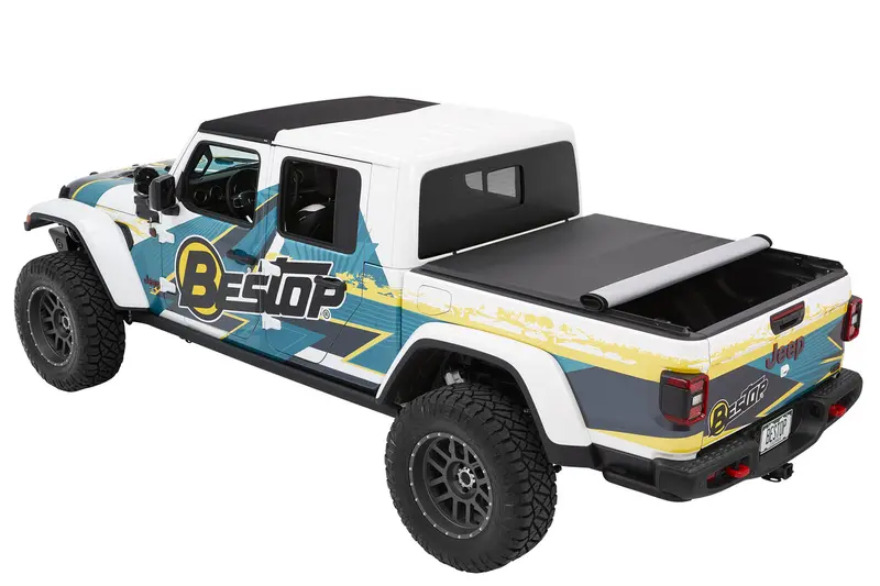 Jeep Gladiator Jt Bestop Ez-Roll Soft Tonneau Cover, Black Diamond 2