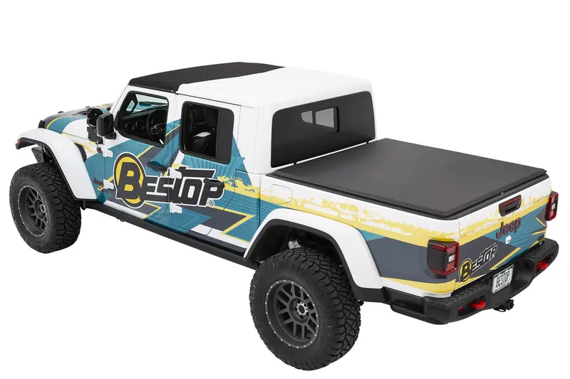 Jeep Gladiator Jt Bestop Ez-Roll Soft Tonneau Cover,  Black Twill 1