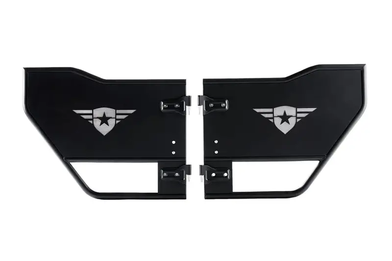 Jeep Gladiator Jt Combat Off Road Mission Trail Tube Doors - Rear Pair 1